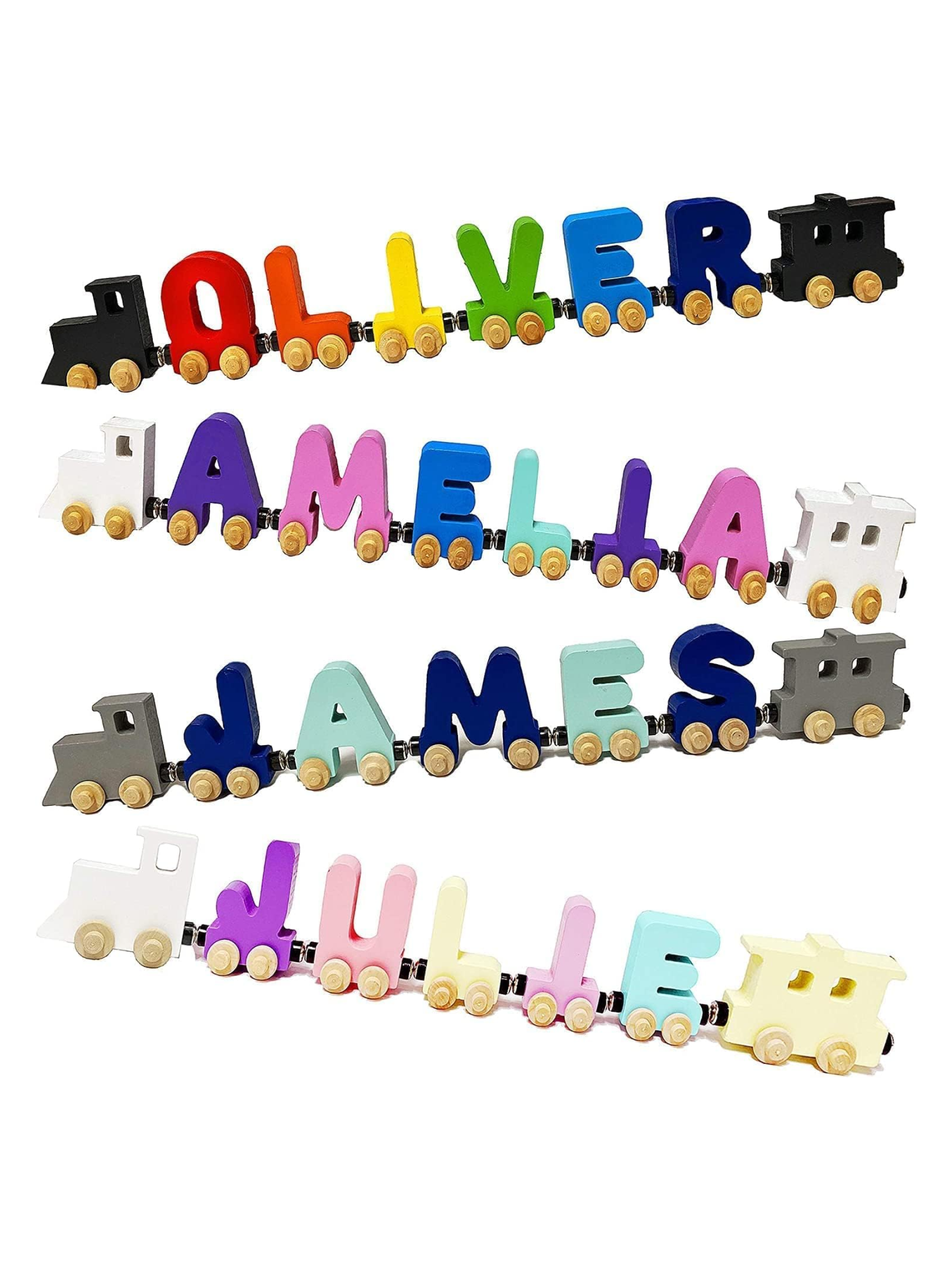Another affordable personalized gift that’s bound to be a hit, this toy functions as nursery decor, a moving train, and a puzzle. Each piece connects via durable magnets that are easy for tiny hands to manipulate. And in addition to color customizations, you can also add an 8-piece wooden track to expand the possibilities for play. <br> <br> <strong>What our expert says:</strong> “You can never go wrong with a train set for this age, but this personalized version is so much more giftable than your average set. It’s a cute and functional gift that has a high probability of turning into a special keepsake.” — Earley $10, Amazon. <a href="https://www.amazon.com/Wooden-Personalized-Name-Puzzle-Educational/dp/B07YL61SX7">Get it now!</a><p>Sign up for today’s biggest stories, from pop culture to politics.</p><a href="https://www.glamour.com/newsletter/news?sourceCode=msnsend">Sign Up</a>