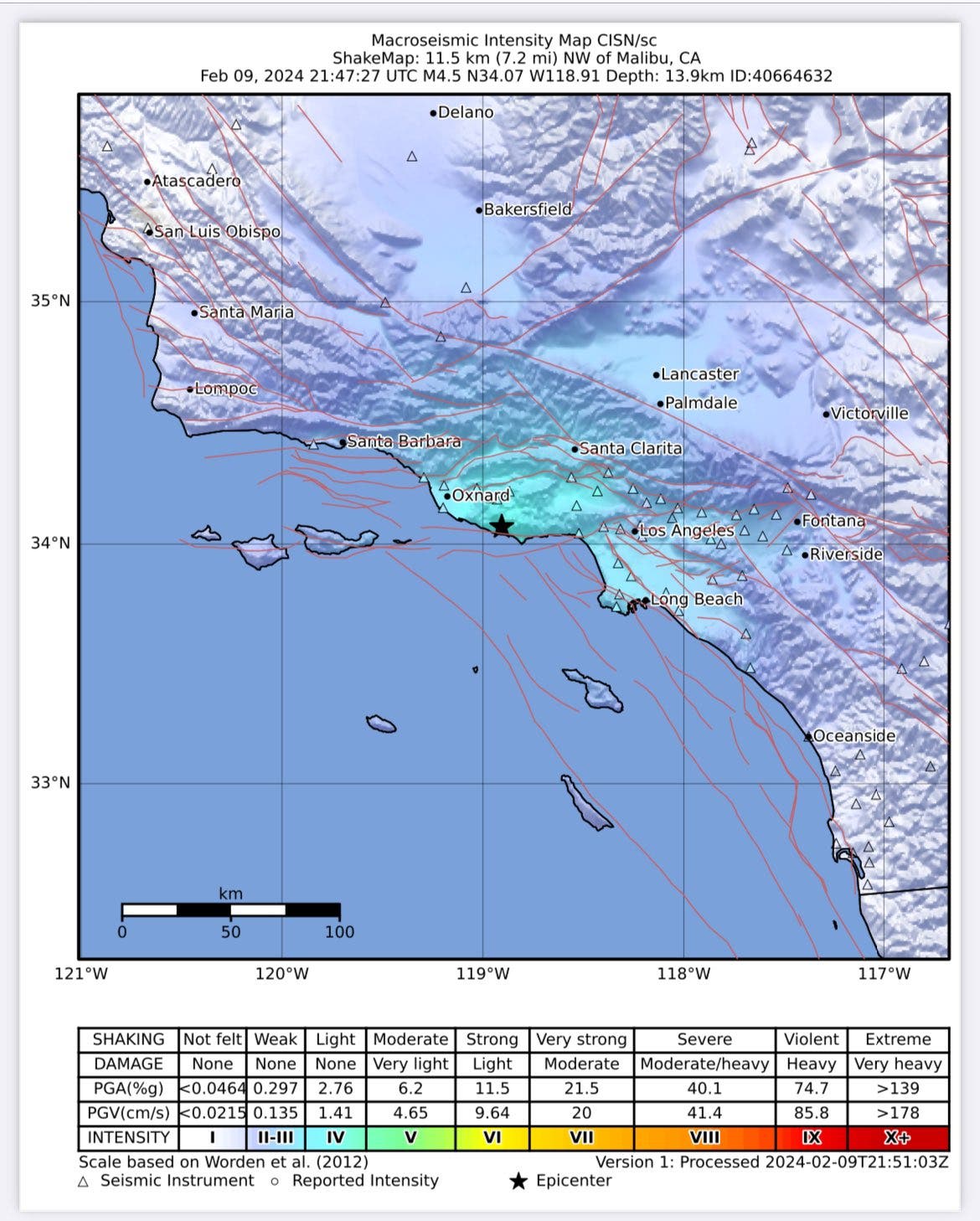 4.6 Magnitude Earthquake Hits SoCal, Several Smaller Quakes Follow