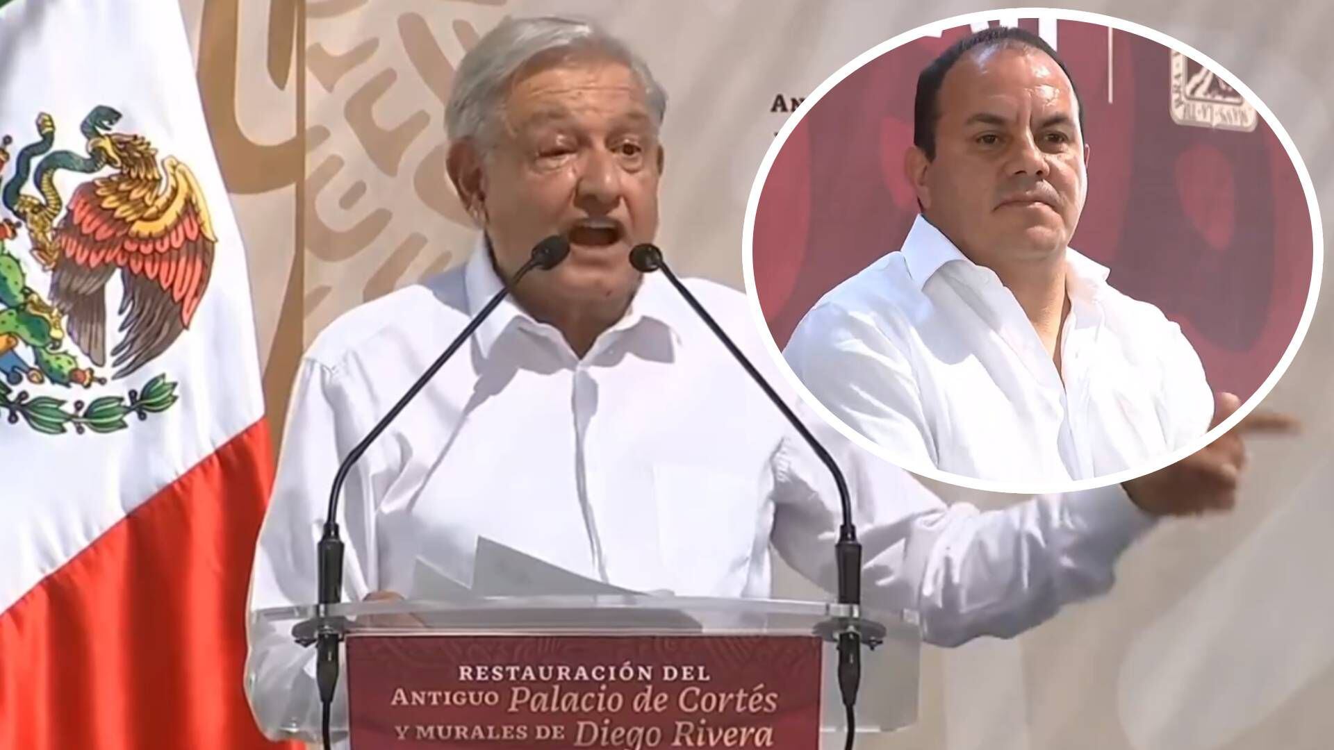 amlo defiende a cuauhtémoc blanco ante abucheos: “es un gran gobernador”, dice (video)