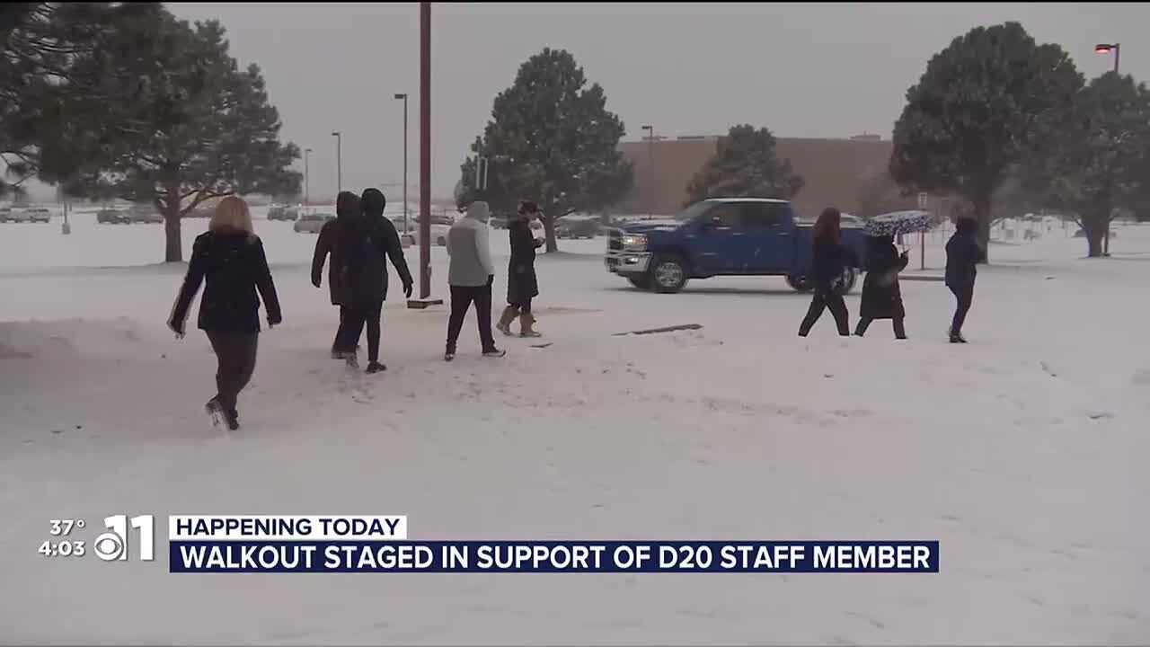 staff, most students walk out of southern colorado high school amid investigation