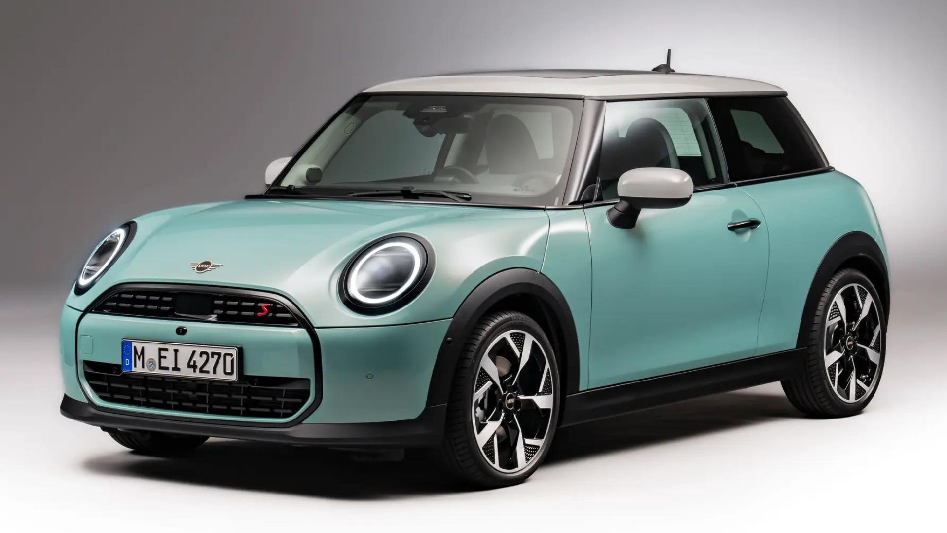 this is the all-new, gas-powered version of the mini cooper