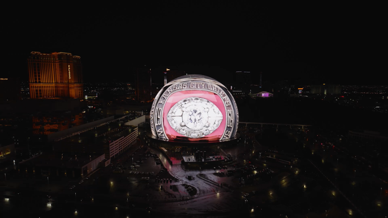 All 57 Super Bowl rings featured on Las Vegas Sphere