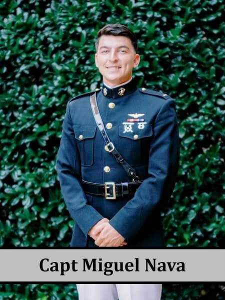 Capt. Miguel Nava, 28, of Traverse City, was among a group of Marines killed in a helicopter crash outside San Diego on Feb. 6, 2024