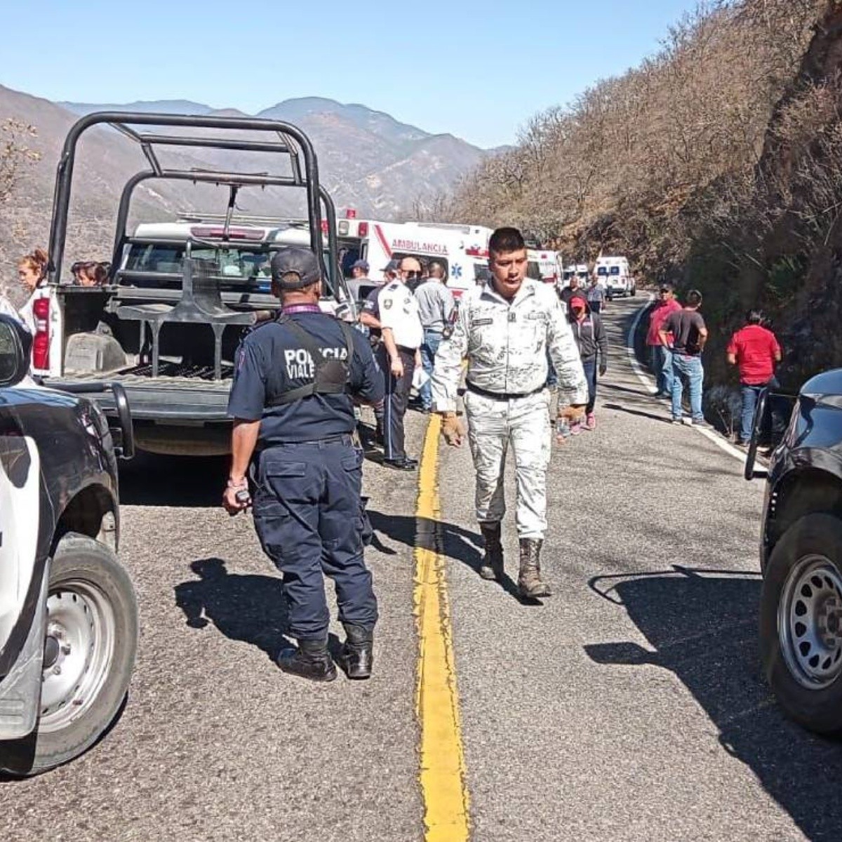 5 muertos, el saldo de una volcadura en carretera de oaxaca| lista de heridos