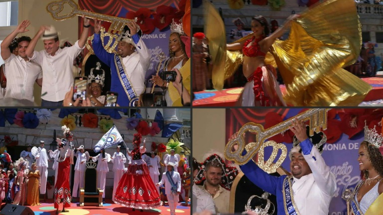 'o carnaval chegou': magia dos desfiles começa no rio