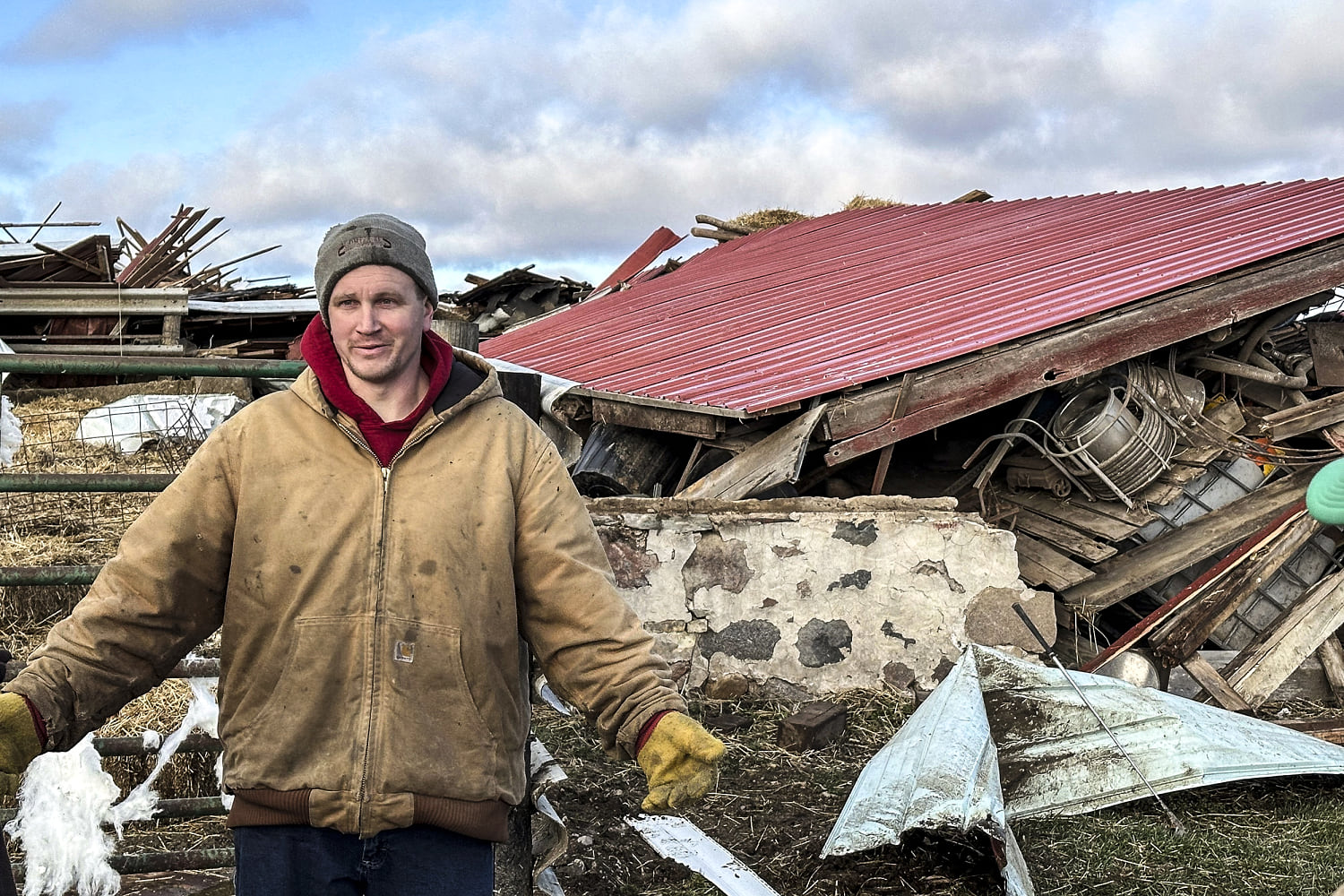 wisconsin’s first recorded february tornado hits south of capital