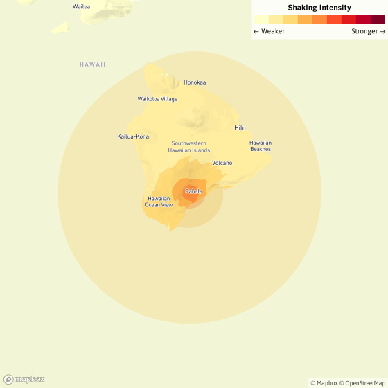 Magnitude 5.7 earthquake hits Hawaii's Big Island; felt as far away as