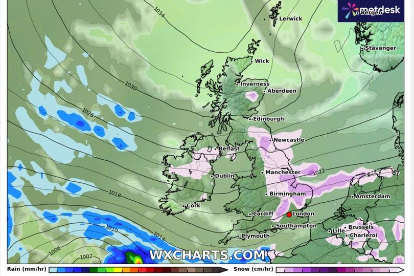 Weather maps show exact date 'Beast from the East' will hit UK with