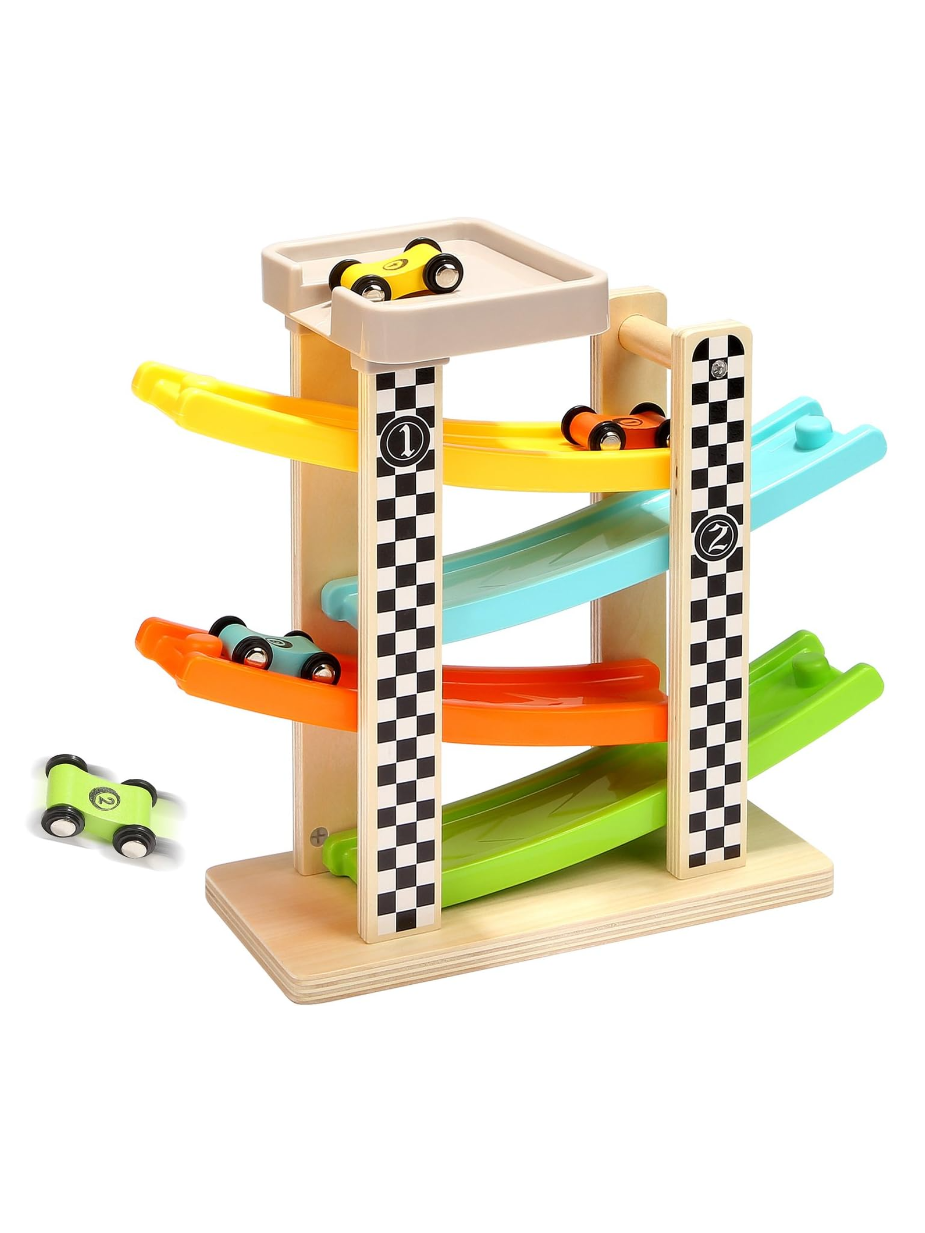 This toy has been an Amazon-bestseller for years. It’s simple yet colorful and engaging—perfect for the one-year-old in your life. All they have to do is tip one of the included four mini cars off of the parking deck up top, then watch it zig-zag down the ramp. <br> <br> <strong>What our expert says:</strong> “It’s smaller than it looks, but that’s part of the beauty of it. Nobody wants a giant race track overtaking their playroom and it’s still incredibly engaging. I like that the paint is all non-toxic, too.” — Earley $22, Amazon. <a href="https://www.amazon.com/TOP-BRIGHT-Toddler-Gifts-Wooden/dp/B072X7CYH4">Get it now!</a><p>Sign up for today’s biggest stories, from pop culture to politics.</p><a href="https://www.glamour.com/newsletter/news?sourceCode=msnsend">Sign Up</a>