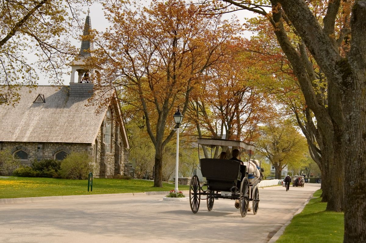 <p>This island swaps cars for horse-drawn carriages, and that’s just scratching the surface of the charm of <a href="https://www.mackinacisland.org/">Mackinac Island</a>. You’ll have to hop aboard a ferry to reach the town, which is best known for its world-famous fudge, quaint downtown district, hiking and biking trails, and spectacular sunsets. </p><p><a class="body-btn-link" href="https://go.redirectingat.com?id=74968X1553576&url=https%3A%2F%2Fwww.tripadvisor.com%2FTourism-g42423-Mackinac_Island_Mackinac_County_Upper_Peninsula_Michigan-Vacations.html&sref=https%3A%2F%2Fwww.countryliving.com%2Flife%2Ftravel%2Fg46571873%2Funique-destinations-to-visit-in-2024%2F">Shop Now</a></p>