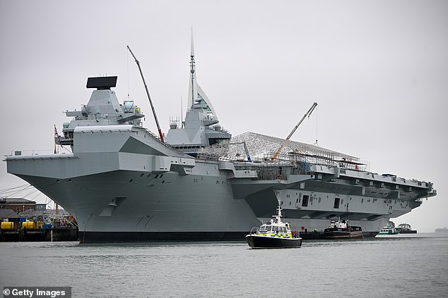 hms prince of wales steps in to lead massive nato exercise after big lizzie broke down - meaning neither of royal navy's £3bn flagship aircraft carriers are available to battle houthi rebels in the red sea