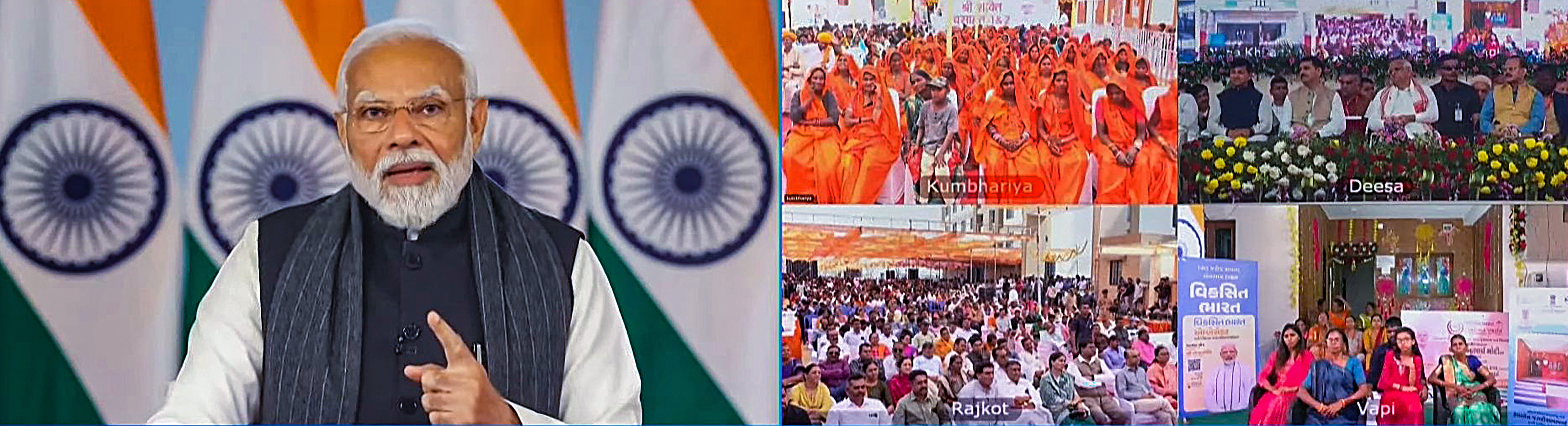 every indian has resolved to make india developed nation, it's time to create history: pm