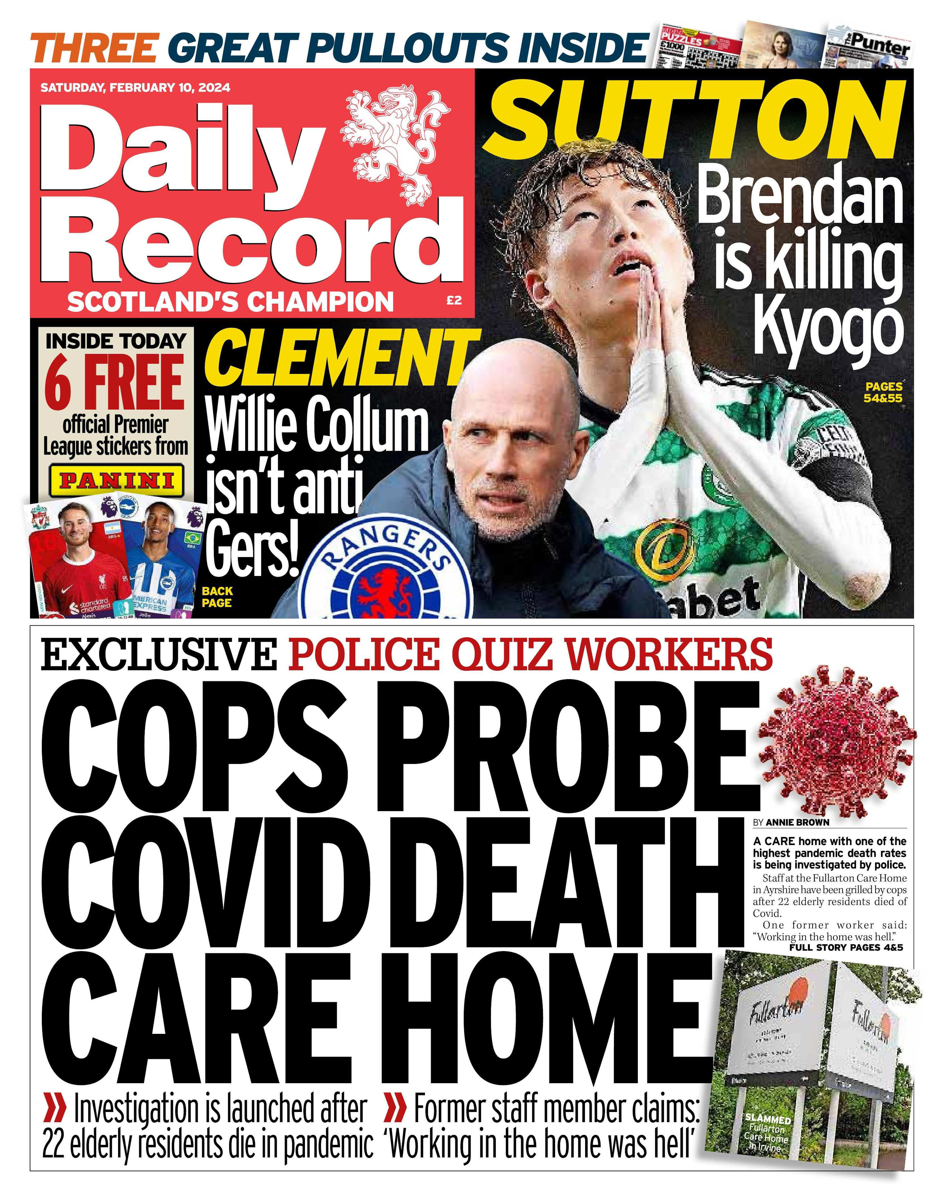 covid care home probe and council tax rise plea