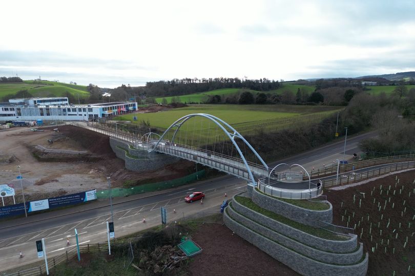 exeter has a new gateway bridge at huge housing site