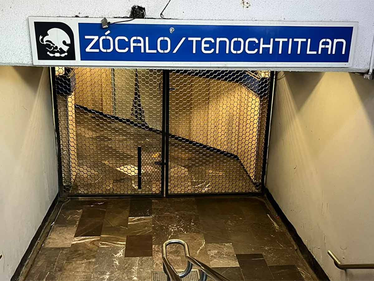 metro zócalo cdmx permanecerá cerrado desde hoy y hasta nuevo aviso