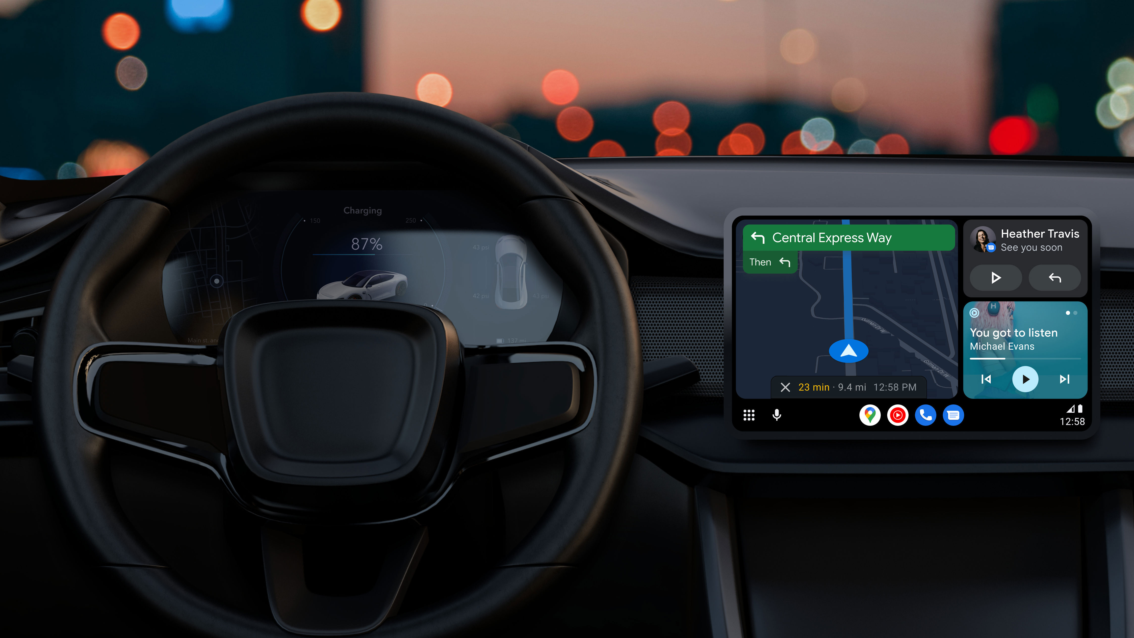 android, google assistant stalls for android auto users