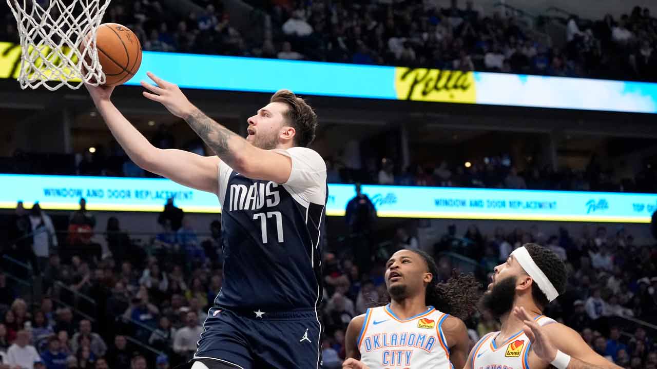 NBA Roundup: Doncic Scores 32 Vs. Thunder To Lead Mavericks To Fourth ...