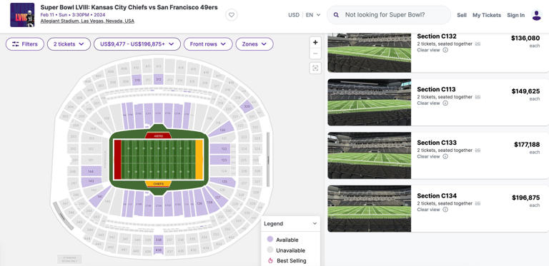 super bowl ticket cheapest