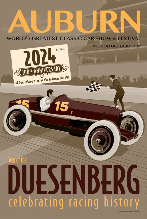 2024 Auburn Cord Duesenberg Car Show And Festival Poster Announced   BB1i5eet.img