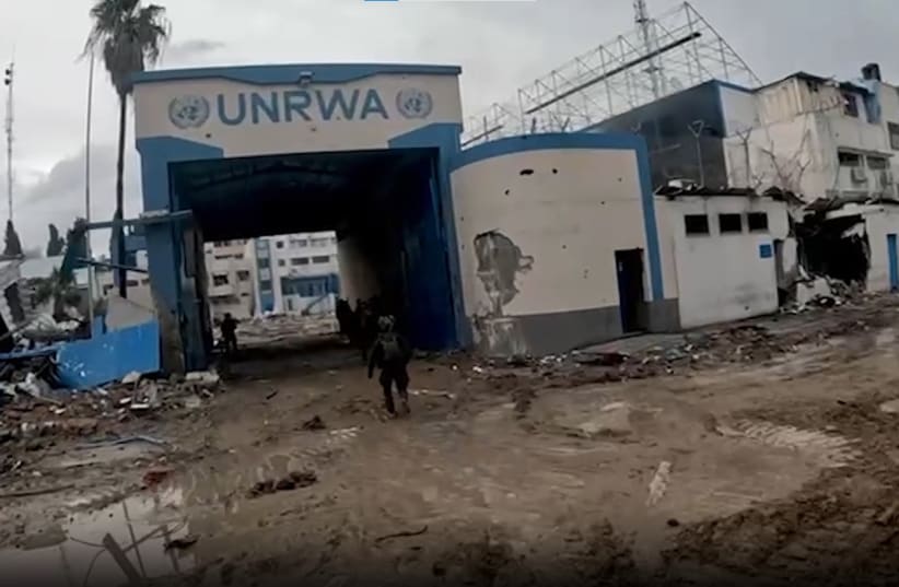 IDF Finds Hamas Command Tunnel Under UNRWA Gaza HQ