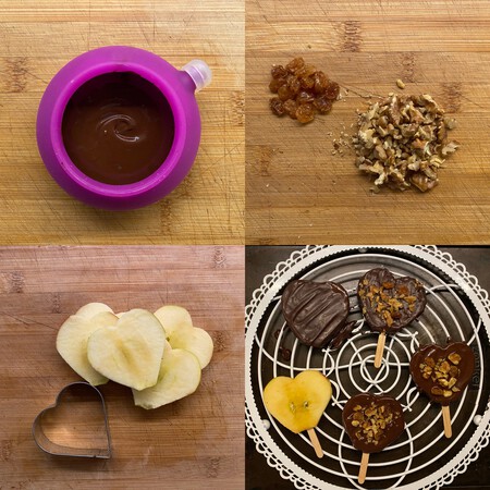 piruletas de manzana y chocolate: receta fácil y rápida para endulzar san valentín