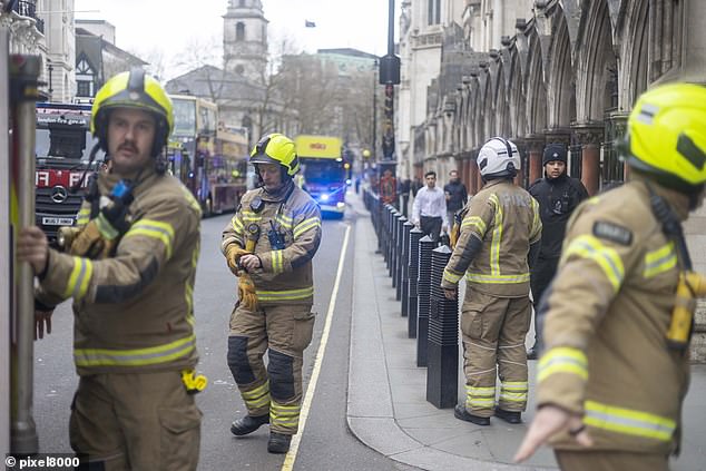 Royal Courts Of Justice Blaze Which Caused Chaos In Central London Was ...