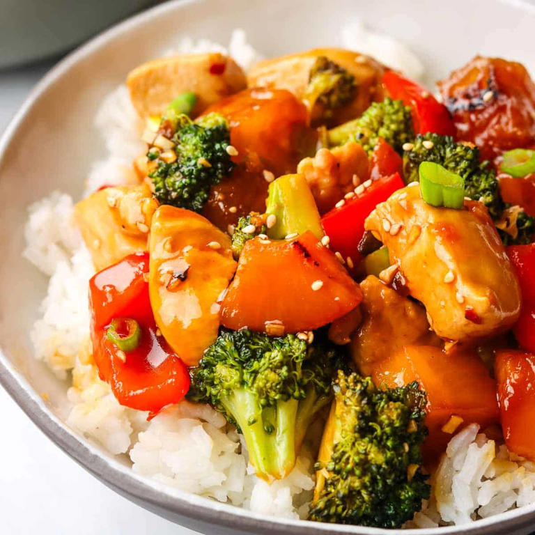 Pineapple Teriyaki Chicken Bowls