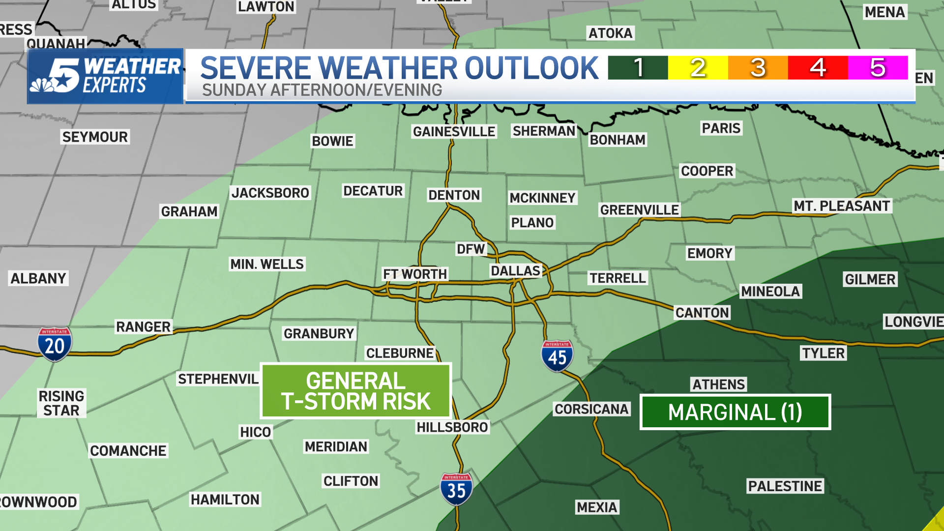 NBC 5 Forecast: Showers And Storms For North Texas; Snow Chances To The ...