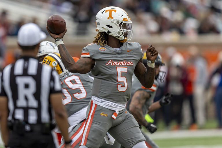 WATCH Joe Milton III Makes Big Throws During NFL Combine