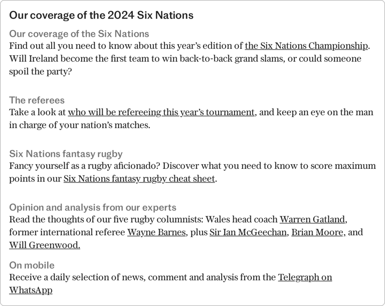 Six Nations 2024 Fixtures, results, finalround permutations and table