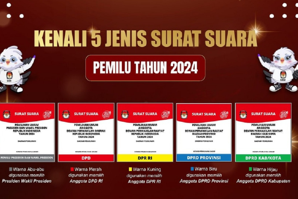 Kenali 5 Jenis Surat Suara Pada Pemilu 2024, Abu-Abu Untuk Pilpres