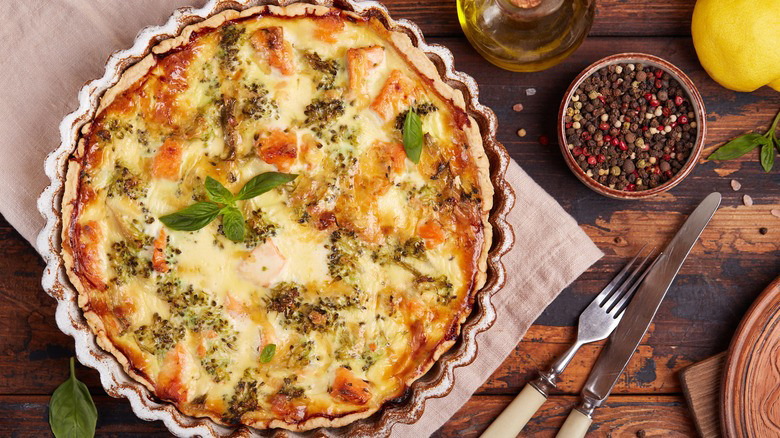 Smoked Salmon Is The Salty Addition Your Quiche Deserves