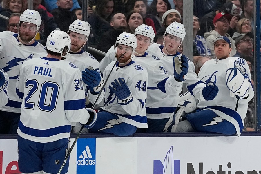 Hagel Has Goal, 2 Assists To Help Lightning Beat Blue Jackets 4-2