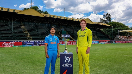 India vs Australia Live Score, Final U19 World Cup 2024 IND gun for