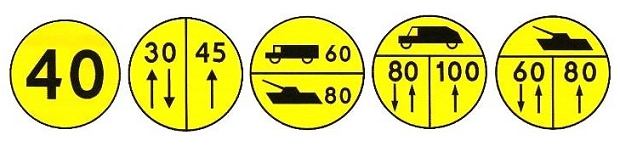 żółte znaki z czołgami znowu stają się bardzo ważne. co znaczą dla kierowcy?