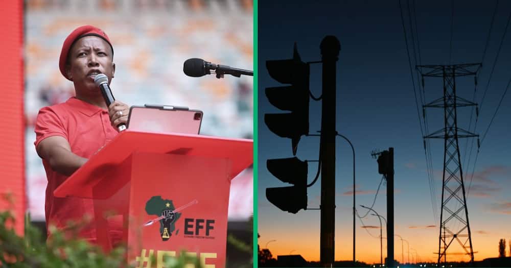 eff's bold promise: this is how long it will take to end loadshedding if party is elected