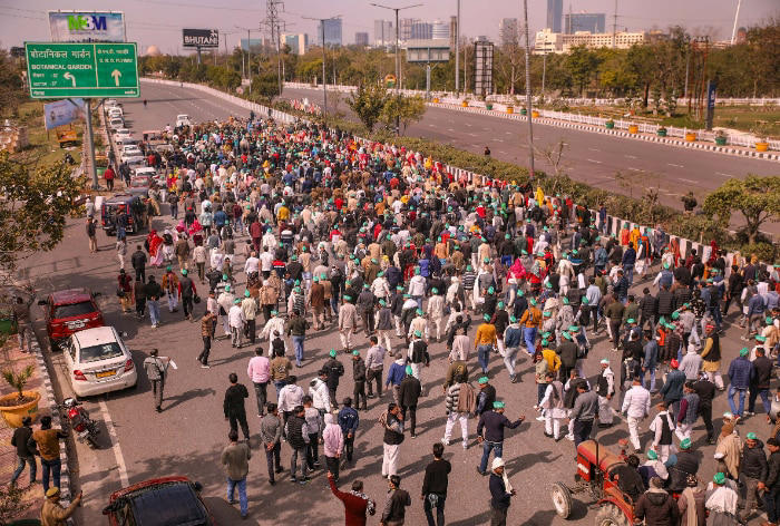 Delhi Chalo Security Beefed Up Near Singhu Border Ahead Of Farmers March To National Capital