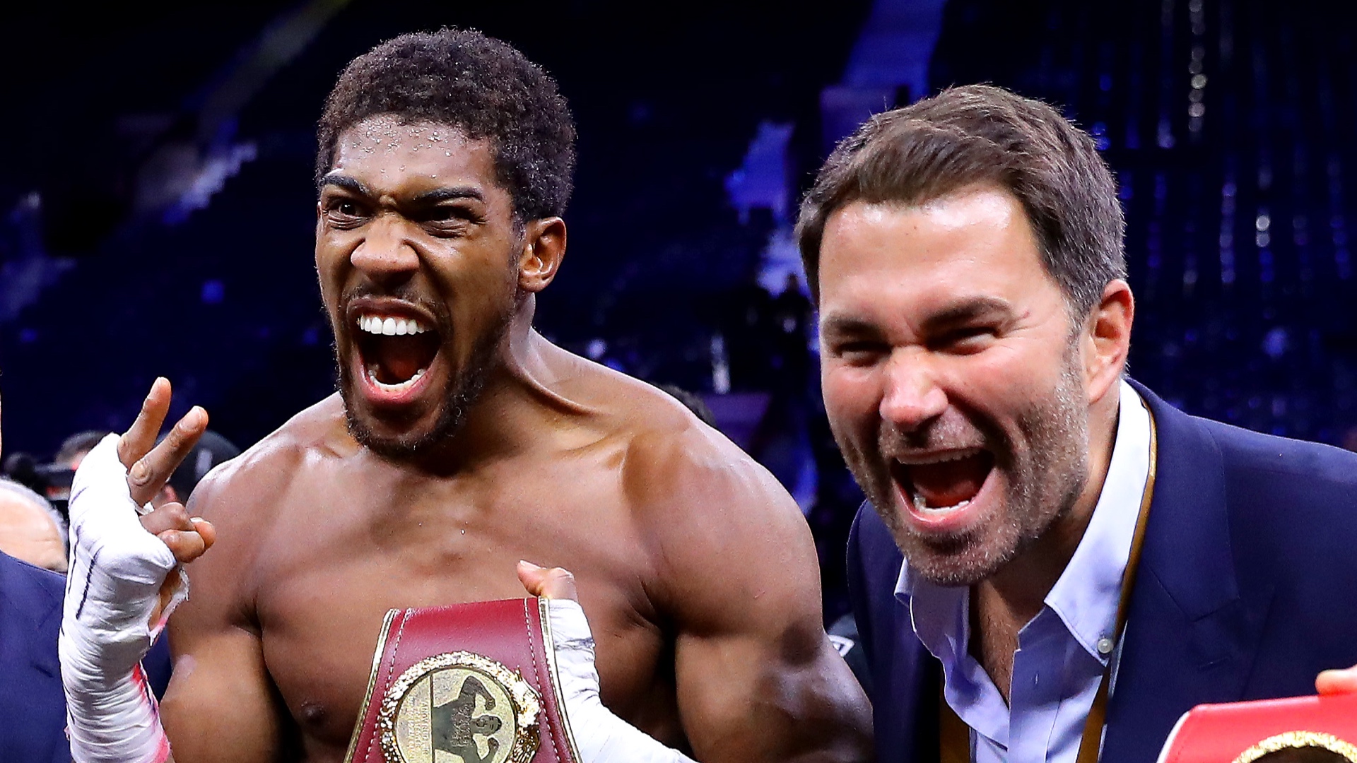 eddie hearn reveals the plan for anthony joshua's next two fights if he defeats francis ngannou