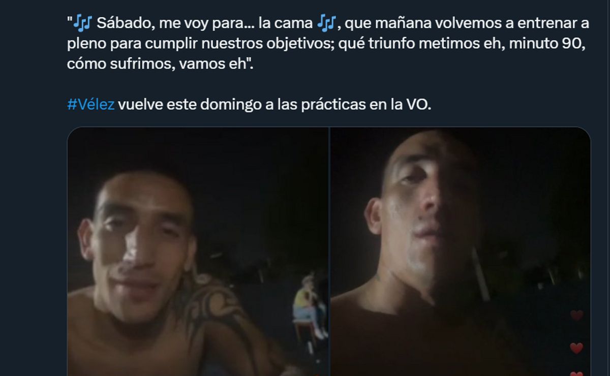 Centurión Despertó La Polémica En Vélez Con Una Aparición En Redes Sociales 7776