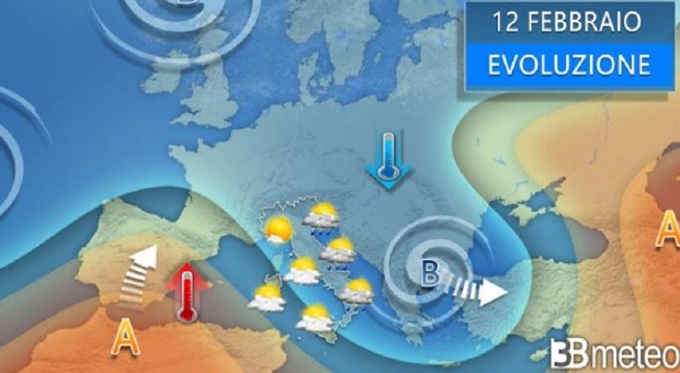 Meteo, Inizio Settimana Con La Pioggia Del Ciclone Pulcinella. Da San ...