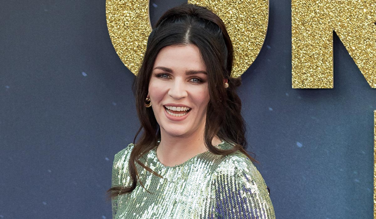 aisling bea shares sneak peek as domhnall gleeson's wife in new series out on valentine's day