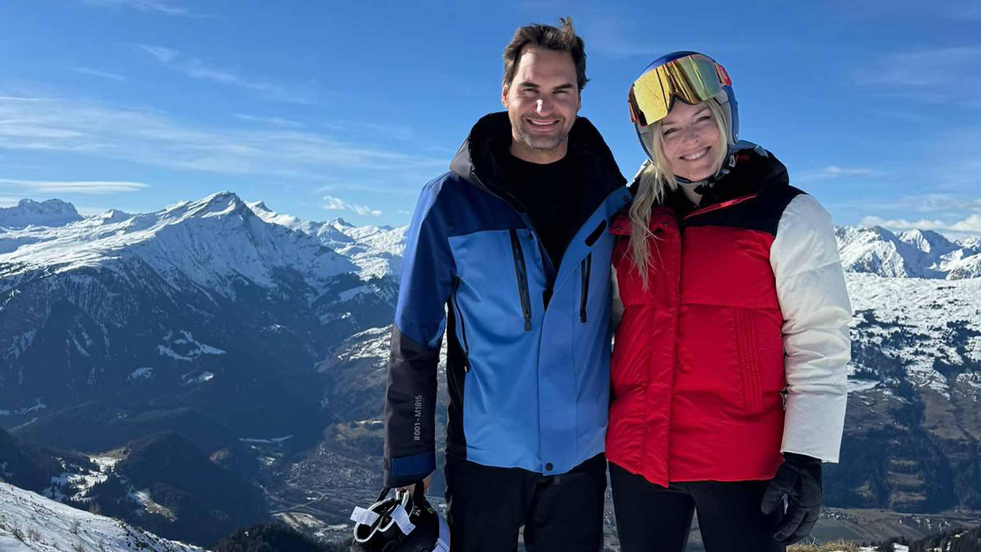 Roger Federer Sugli Sci Insieme A Lindsey Vonn: Le Belle Parole Della ...