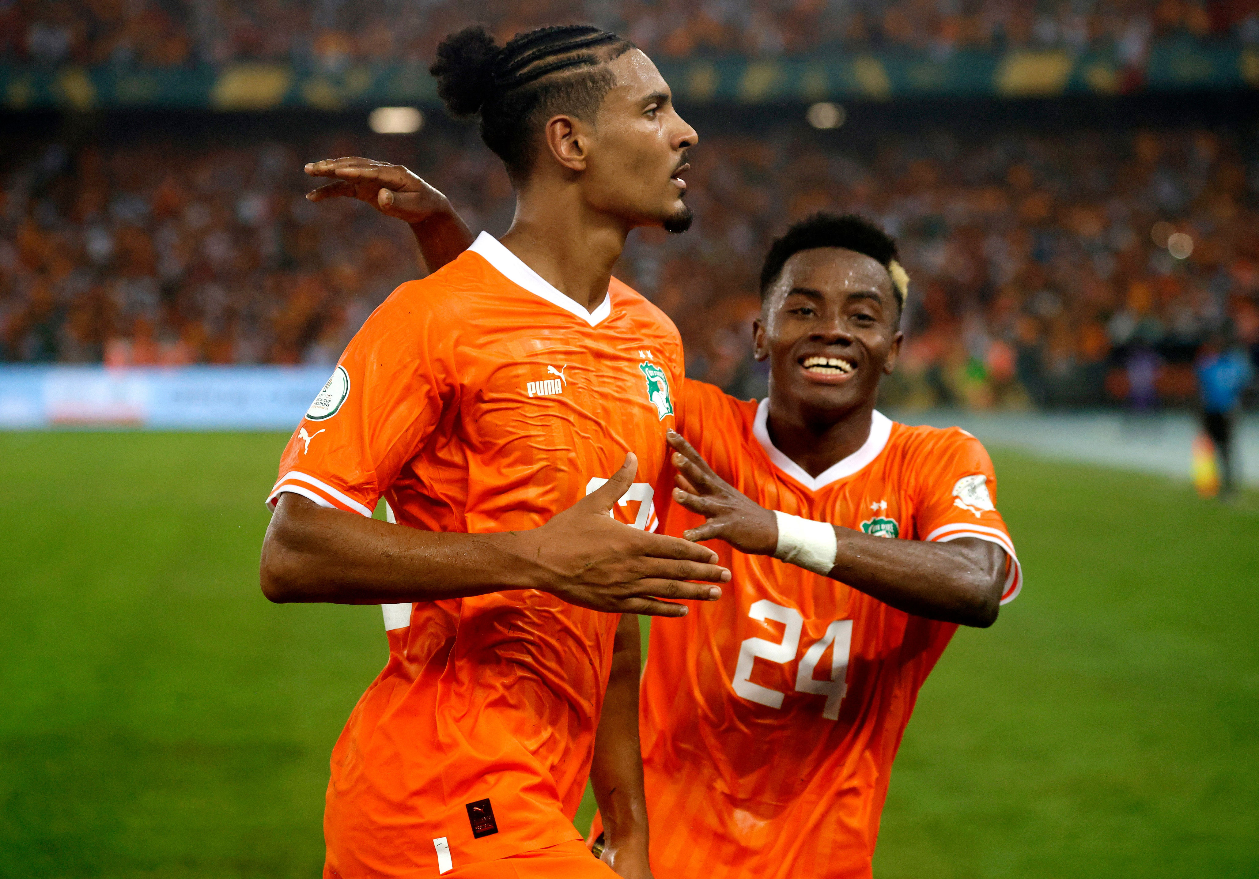 Nigeria 1-2 Ivory Coast: Sebastian Haller seals comeback win Elephants ...