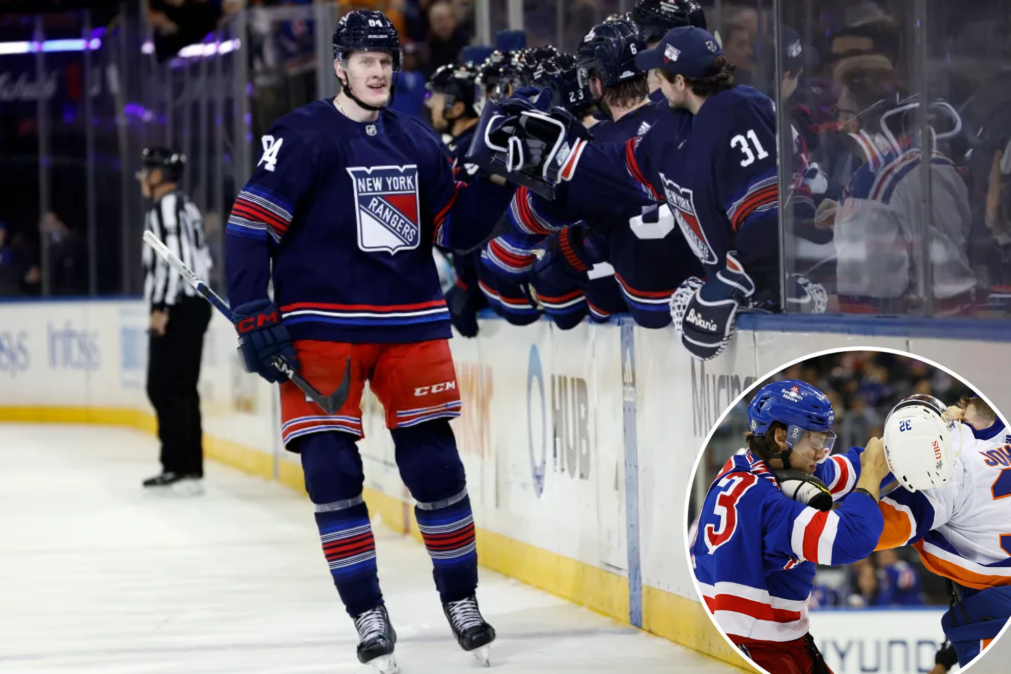 Imposing Call-ups Matt Rempe, Adam Edstrom Look Ready To Help Rangers