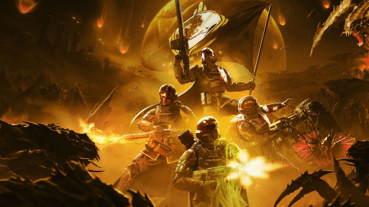 helldivers 2 habría vendido un millón de copias y supera toda expectativa en arrowhead, su pico en steam ya es de 155.000 usuarios