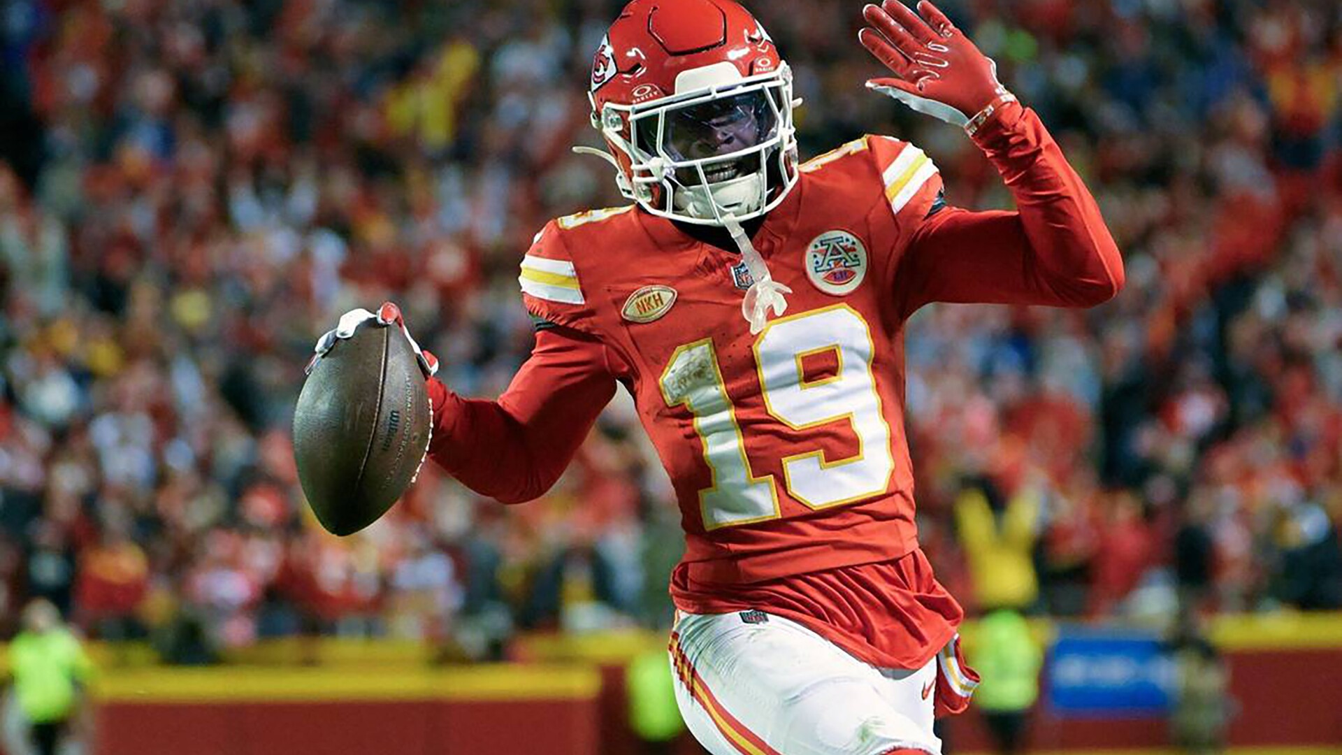 unable to send kadarius toney home with pay, the chiefs might have done the next closest thing