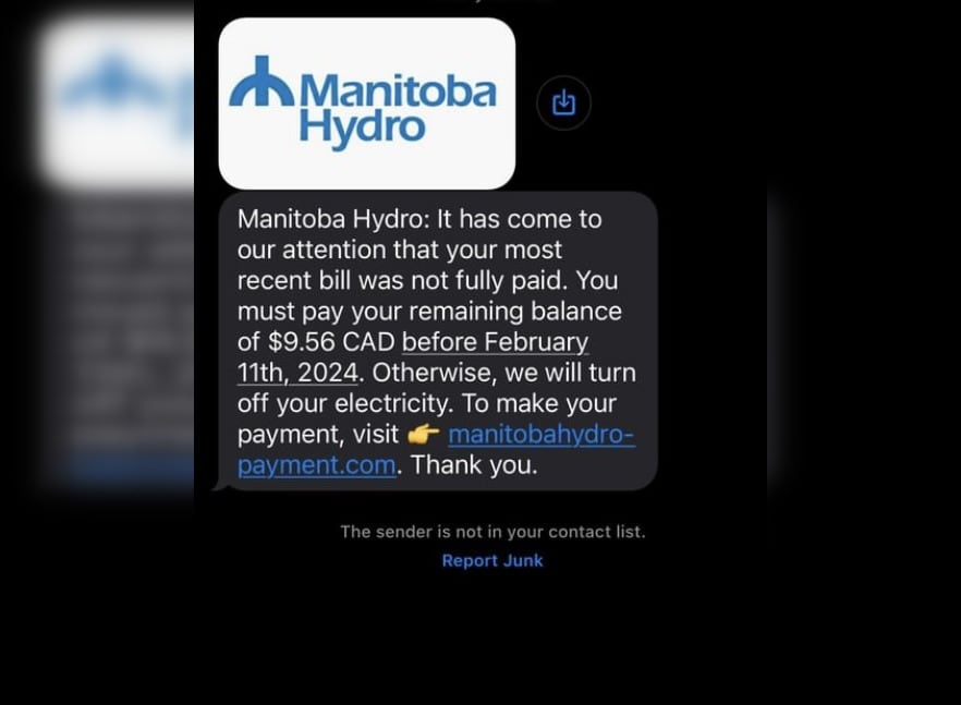 manitoba hydro urges customers to delete fraudulent text messages