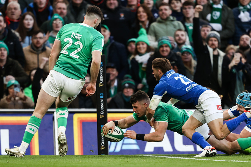 how did you rate ireland in their 36-point win against italy?
