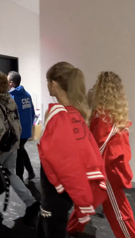 Taylor Swift wears Erin Andrews brand Chiefs jacket to Super Bowl 2024