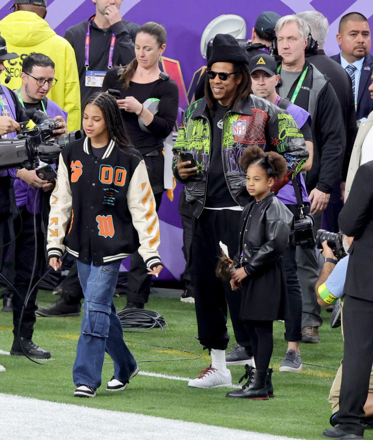 Blue Ivy and Rumi Carter Are the Best Dressed Kids at the 2024 Super Bowl